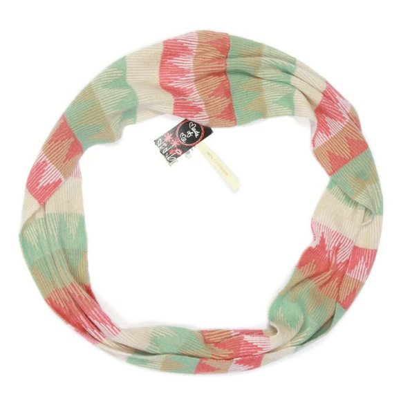 NEW MADE OF ME 100% Cashmere AZTEC Indian South Western Scarf Turqoise Red - 649 - Picture 3 of 3